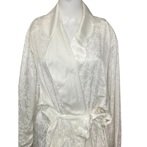 Vintage Victoria's Secret NWT Old Stock Gold Label Robe Paisley Shoulder Pads - Picture 7 of 12